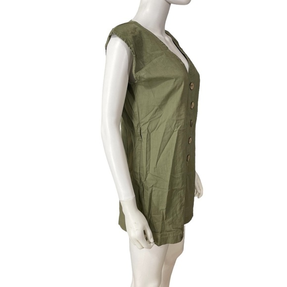SHOWPO Green 100% Cotton Romper - Picture 5 of 9